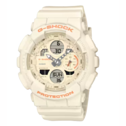 CASIO G-SHOCK GMA-S140-7A WHITE BIO-BASED RESIN BAND ANALOG-DIGITAL WOMEN WATCH